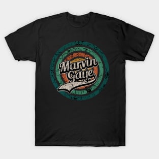 Marvin Gaye // Retro Circle Crack Vintage T-Shirt